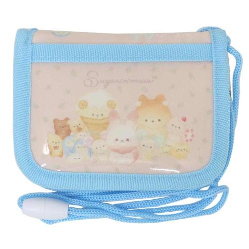 子供用財布 キッズウォレット サンエックス シュガーココムー ブルー アイプランニング 爆買