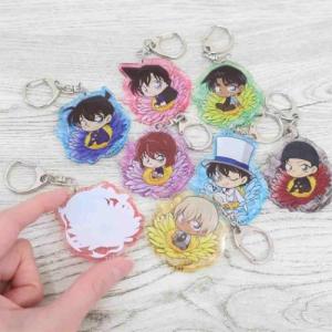 アクリルキーホルダー キーリング ぷちふれ 灰...の詳細画像1