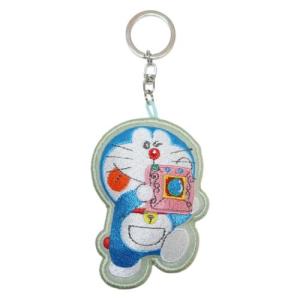 ドラえもん グッズ 刺繍マスコットキーチェーン Doraemon ふっくら立体