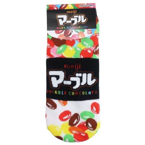 レディース ソックス 女性用 靴下 マーブルチョコレート おやつマーケット ジェイズプランニング