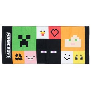 フェイスタオル プリントロングタオルM マインクラフト