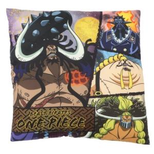 クッション 45cm スクエア クッション 少年ジャンプ ワンピース ONE PIECE 百獣海賊団 ケイカンパニー インテリア雑貨 アニメキャラクター