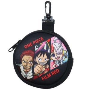 ミニポーチ 丸型カラビナ付きポーチ 劇場版 ONE PIECE FILM RED ルフィ＆シャンクス＆ウタ ワンピース 少年ジャンプ ケイカンパニー 小物入れ