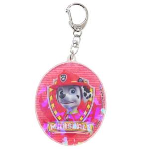 キラキラアクリルキーホルダー キーリング パウパトロール マーシャル ケイカンパニー