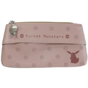 コスメポーチ 両面 ポーチ ポケットモンスター イーブイ ブラウン ポケモン マルヨシ ポケットティッシュケース 小物入れ