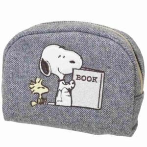 コスメポーチ 半円型ポーチ ピーナッツ スヌーピー ピーナッツホリデー カミオジャパン 化粧ポーチ 小物入れ