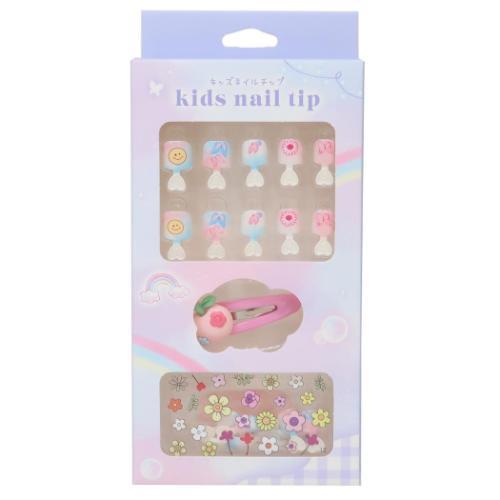 キッズコスメ キッズネイルチップセット シンプルグラデ カミオジャパン 付け爪 未就学児 低学年向け...