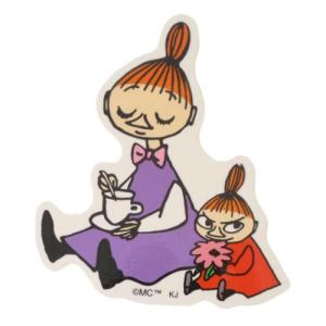 ミニデコステッカー ダイカットシール ムーミン 北欧 リトルミイとミムラねえさん カミオジャパン 耐水耐光 かわいい 日本製 爆買