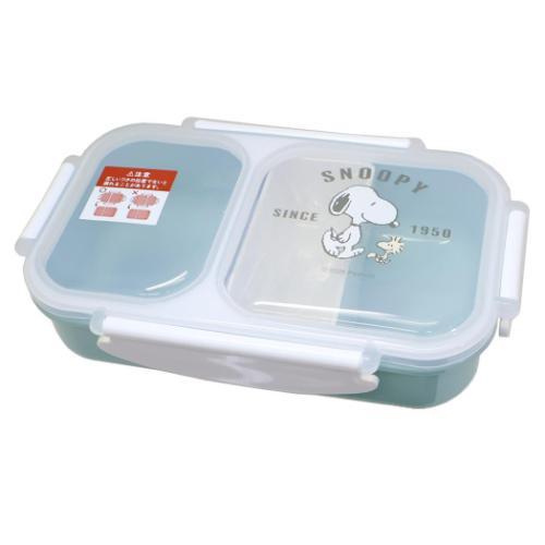 お弁当箱 汁漏れしにくいスリムランチボックス スヌーピー ピーナッツ スヌーピーと散歩 カミオジャパ...