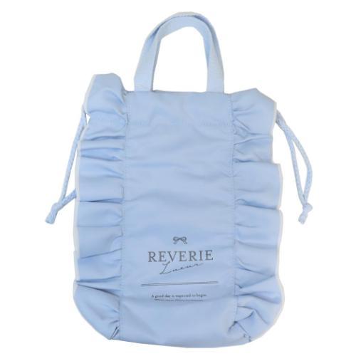 シューズバッグ シューズケース ブルーフリル カミオジャパン 体育館靴かばん 新学期準備雑貨 女の子