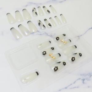 ネイルチップ ロングスクエアタイプ コスメ雑貨...の詳細画像1