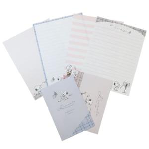 手紙セット ボリュームアップレターセット RETROLETTER スヌーピー ピーナッツ カミオジャパン 便箋＆封筒