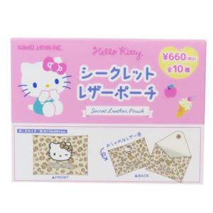 新品未使用　ハローキティ レザードール&ポーチ セット　2001年　レア ルディックパーク Ludic Park ハローキティ日焼けフェイス柄ミニポーチ