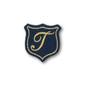 イニシャル エンブレム ワッペン ワッペン イニシャルT 清原