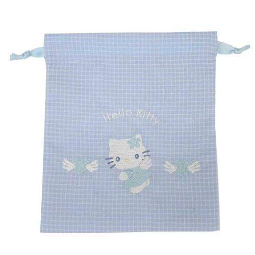 巾着袋 巾着 みずいろ エンジェル ハローキティ サンリオ マリモクラフト 小物入れ キャラクター