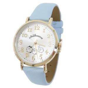 腕時計 キャラクターデザインウォッチ ブルー ちいかわ ナガノ マリモクラフト