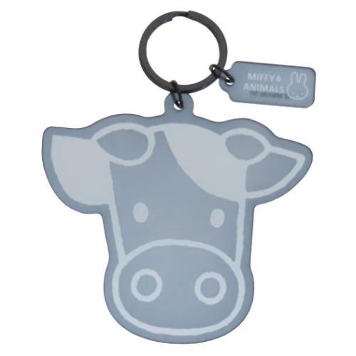 アクリル染色キーホルダー キーリング ミッフィー MIFFY and ANIMALS うし マリモク...