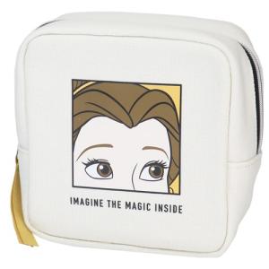 スクエアポーチ コスメポーチ 美女と野獣 ディズニープリンセス ベル マリモクラフト