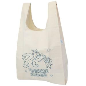 エコバッグ コットンマルシェバッグ トムとジェリー タッチ マリモクラフト ワーナーブラザース お買い物かばん キャラクター
