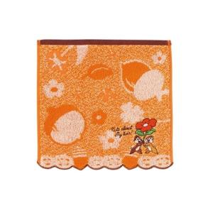 ミニ タオル ハンカチタオル チップ＆デール ナチュラナッツ 丸眞