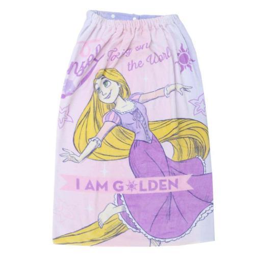 ラップタオル 80丈マキタオル 80cm丈巻き巻きタオル 塔の上のラプンツェル ディズニープリンセス...