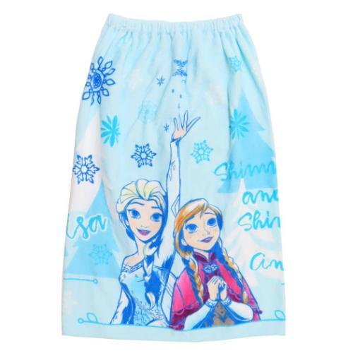 ラップタオル 80丈マキタオル 80cm丈巻き巻きタオル アナと雪の女王 フレッシュフリーズ 丸眞 ...