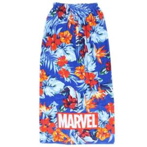 ラップタオル 100丈マキタオル ネイチャーロゴ マーベル MARVEL 丸眞 サマーレジャー用品 海プール着替えタオル キッズ 大人 女の子 男の子 キャラクター｜velkommen