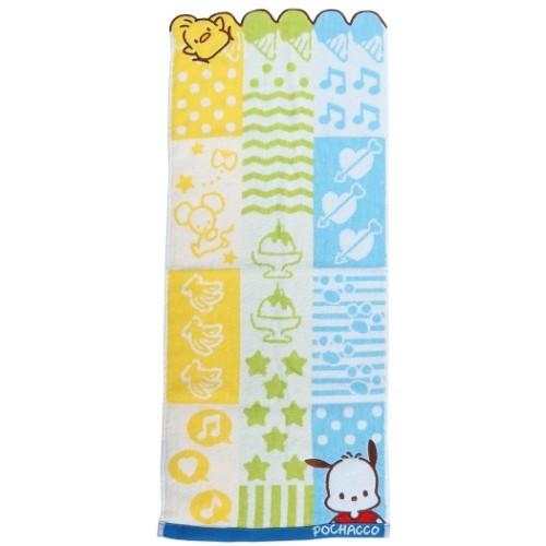 ジャガード フェイスタオル フェイスタオル シャンブルポチャッコ ポチャッコ サンリオ 丸眞 34×...