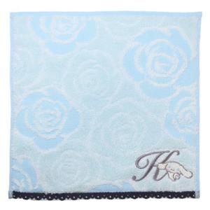 ミニタオル イニシャル ハンカチタオル シナモロール イニシャル ローズシナモ K 丸眞 サンリオ