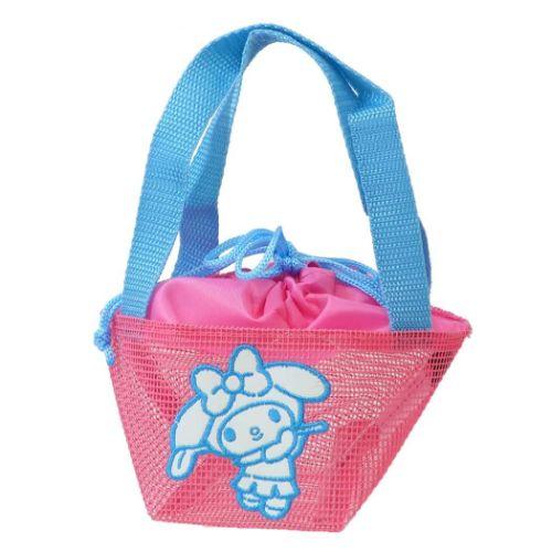 ミニポーチ メッシュポーチ ラブリーショット マイメロディ サンリオ 丸眞