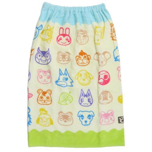 80丈マキタオル 80cm丈巻き巻きタオル ラップタオル 住民アイコン あつまれどうぶつの森 丸眞 ...