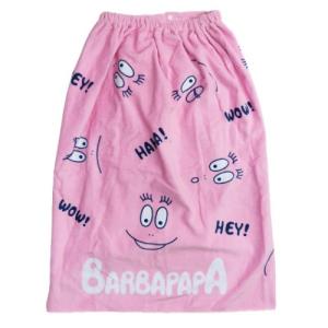 ラップタオル 制菌 80cm丈 巻き 巻きタオル バーバパパ BARBAPAPA バーバパパフェイス 丸眞 海 プール 着替え サマーレジャー用品 女の子｜velkommen