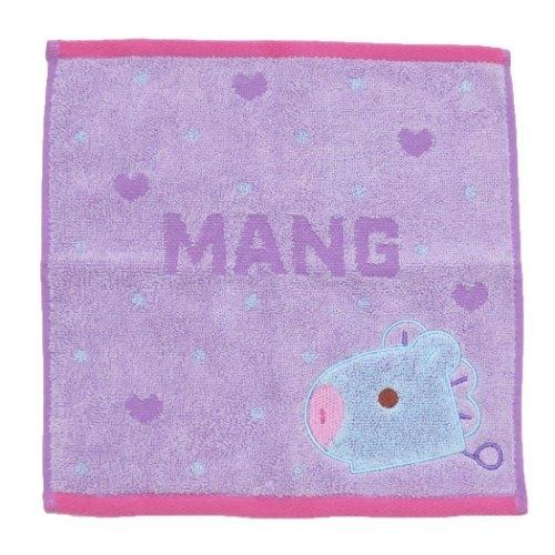 ミニタオル ジャガード ハンカチタオル BT21 キュート MANG LINE FRIENDS 丸眞...