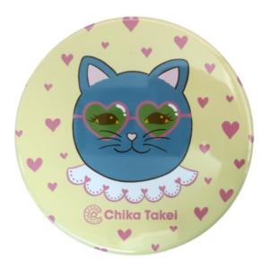 ラウンド 竹井千佳 手鏡 缶ミラー グッズ