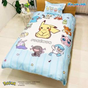 ポケモン スリープ ベッドカバーセット シングル ポケモンスリープ】【Sleep】プリント3点セット（シングル