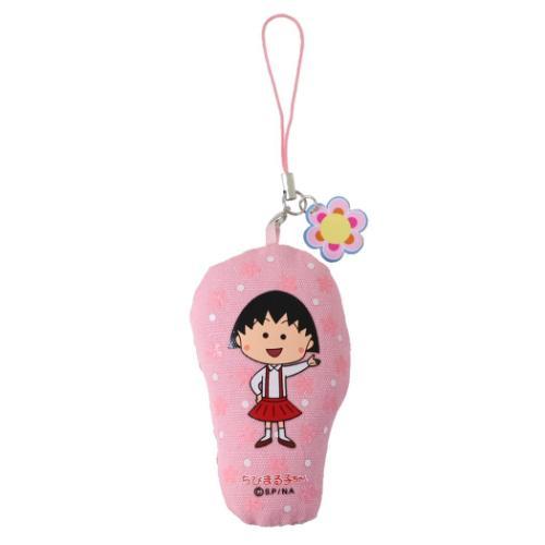 スマホアクセ クリーナーストラップ ちびまる子ちゃん まる子 内藤デザイン