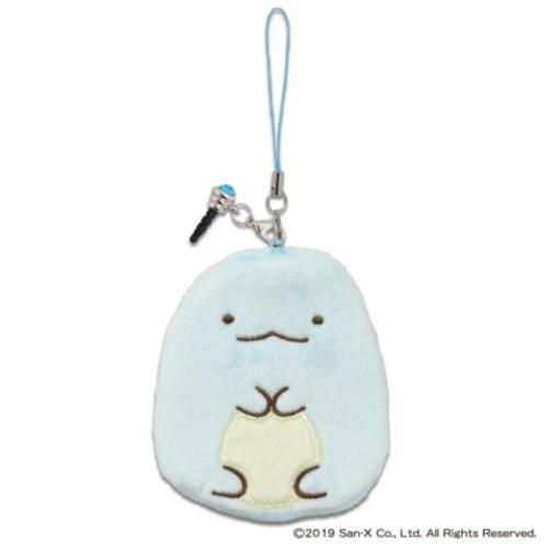 ミニポーチ イヤホンジャックミニポーチ とかげ すみっコぐらし サンエックス 内藤デザイン 有線イヤ...