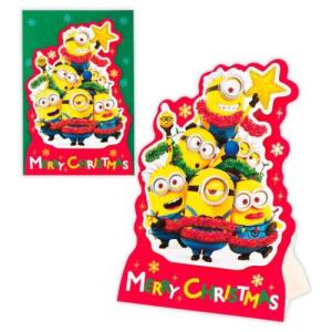 クリスマスカード 立体カード ミニオンズ ユニバ...の商品画像
