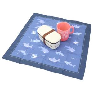 ランチクロス3枚組 ランチーフ 新入学 サメ ...の詳細画像2
