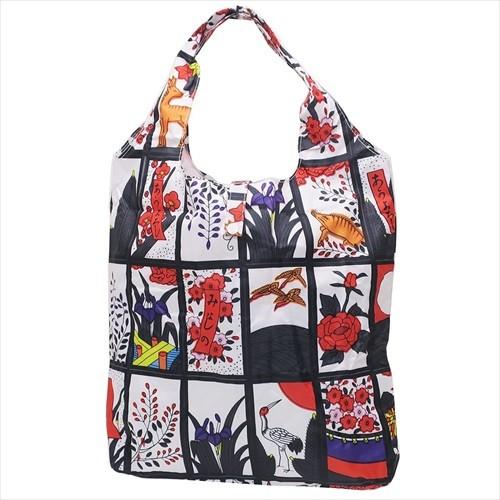 ② ECZ0106 ｴｺなｼｮｯﾋﾟﾝｸﾞﾊﾞｯｸﾞ 花札