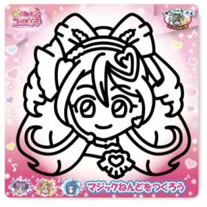 知育玩具 マジックねんど キュアアイドル キミとアイドルプリキュア ノブカンパニー ぬり絵 マジック粘土 アニメキャラクター 爆買