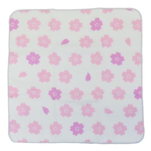 ミニタオル ジャパニーズスタイル 片面ガーゼハンカチタオル ちびさくら 日繊 汗拭きタオル かわいい...