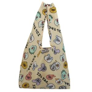 おえかきシリーズ コンビニショッピングバッグ エコバッグ へたくそBEIGE オクタニコーポレーション お買い物かばん