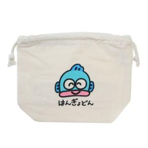 巾着袋 マチ付ききんちゃくポーチ ハンギョドン サンリオ おえかきさんxサンリオキャラクターズ オクタニ 小物入れ 爆買