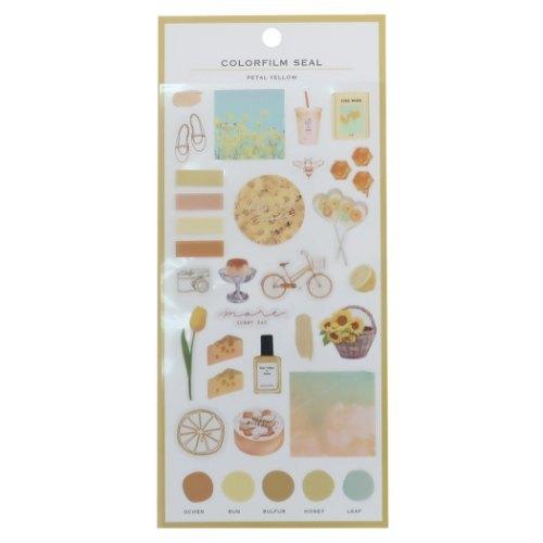 シール シート COLORFILM カラーフィルム シール ペタルイエロー Q-LIA DECOシー...