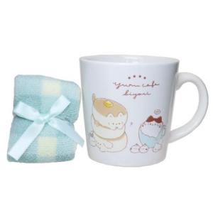 ギフトタオル マグカップ＆タオルセット 透けるおばけちゃん いっぱい