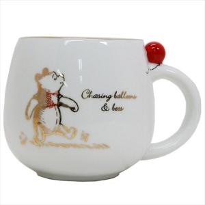 ゴールドMUG マグカップ プーと大人になった僕 サンアート ディズニー くまのプーさん ギフト食器 キャラクター
