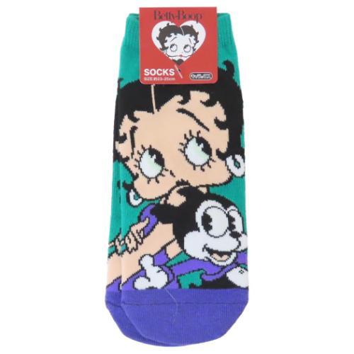 女性用靴下 レディースソックス ベティブープ BETTY BOOP 背中合わせ スモールプラネット ...
