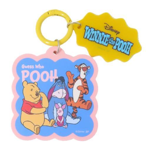 カラーアクリルキーホルダー キーリング ディズニー くまのプーさん 集合 スモールプラネット アクキ...