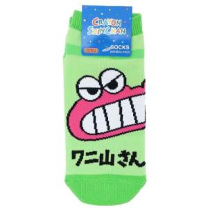 女性用靴下 レディースソックス クレヨンしんちゃん ワニ山さん 名前 スモールプラネット キャラックス 大人向け